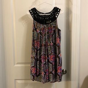 Velvet mini dress from Anthro